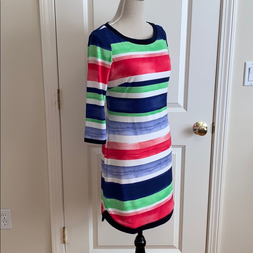 Vince Camuto striped sheath dress